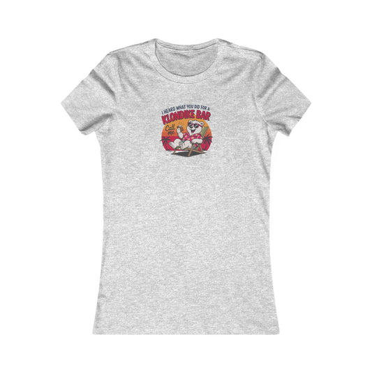 What You Did for a Klondike Bar — Retro Graphic Women's Tee (Light)