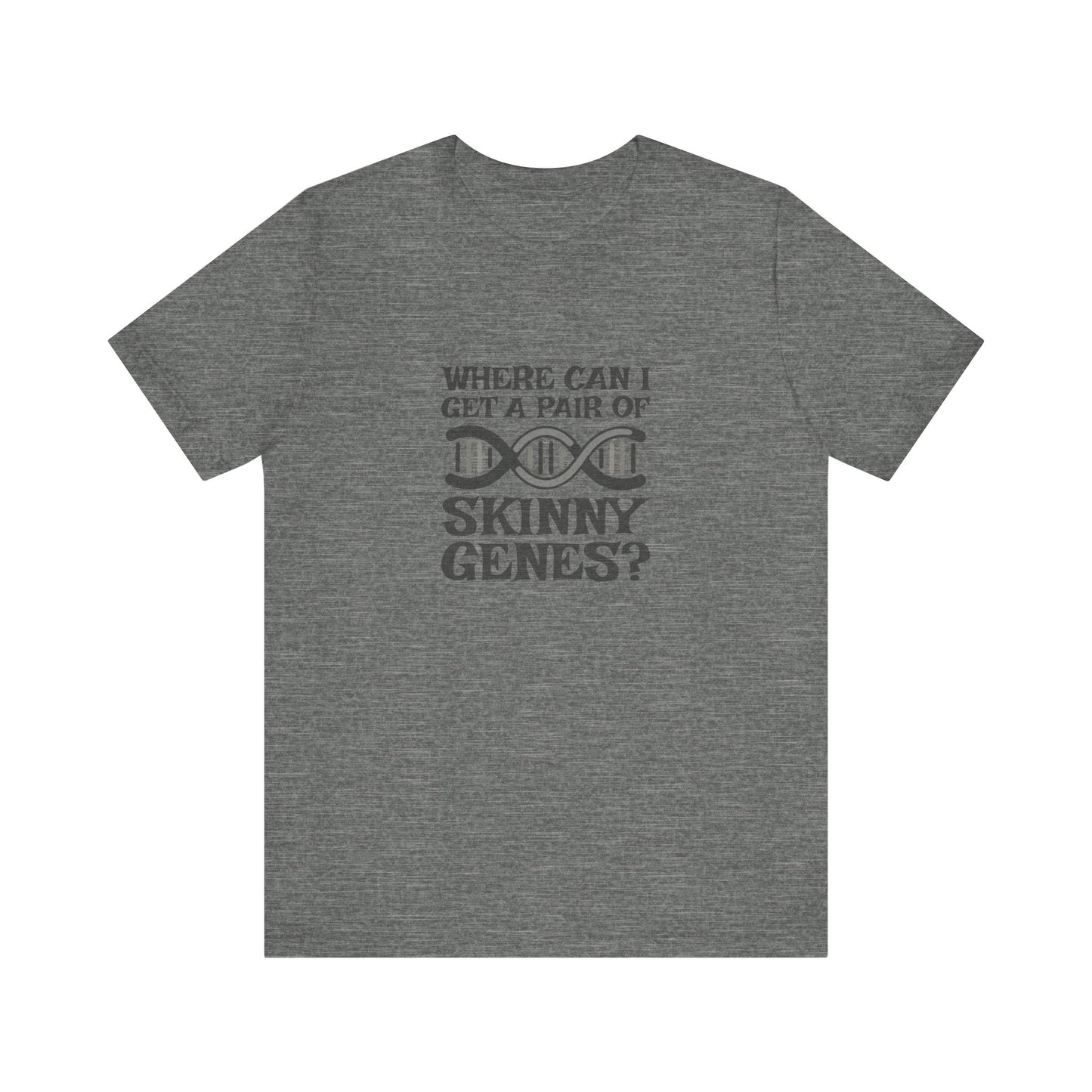 Pair of Skinny Genes — Retro Graphic Tee (Light)