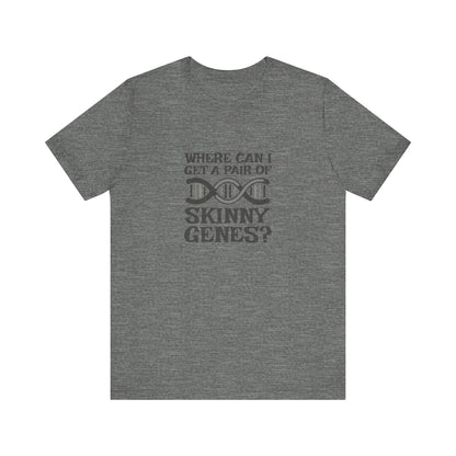 Pair of Skinny Genes — Retro Graphic Tee (Light)