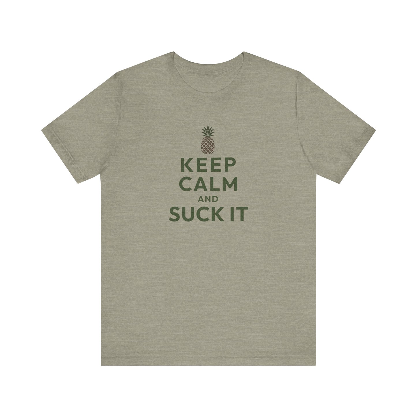Keep Calm and Suck It — Psych Retro Tee (Light)