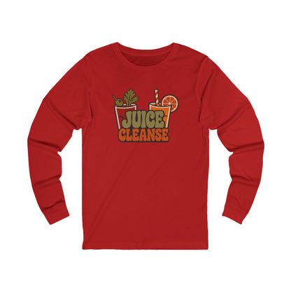Juice Cleanse Liquid Diet — Boozy Brunch Retro Long Sleeve (Light)