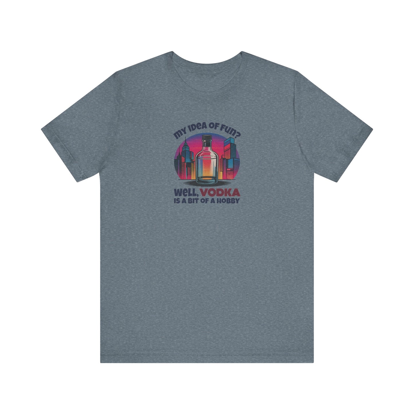 Vodka is a Bit of a Hobby — Retro Graphic Tee (Dark)