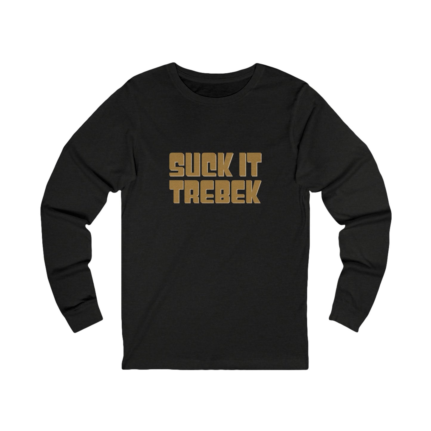 Suck It Trebek — SNL Celebrity Jeopardy Sketch Retro Long Sleeve (Dark)