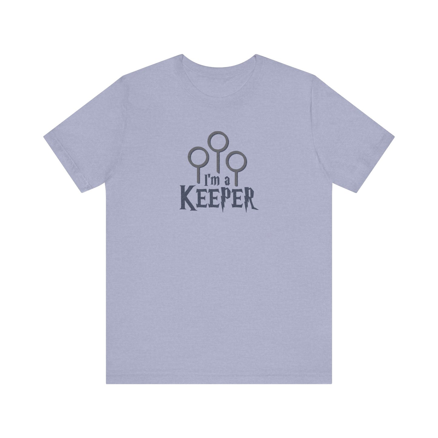 I’m a Keeper — Harry Potter Quidditch Retro Tee (Light)