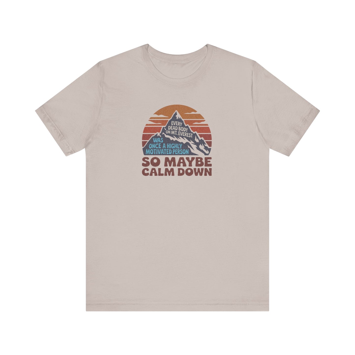 Everything in Moderation (Especially Fitness) – Mount Everest Retro Tee (Light)