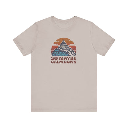 Everything in Moderation (Especially Fitness) – Mount Everest Retro Tee (Light)