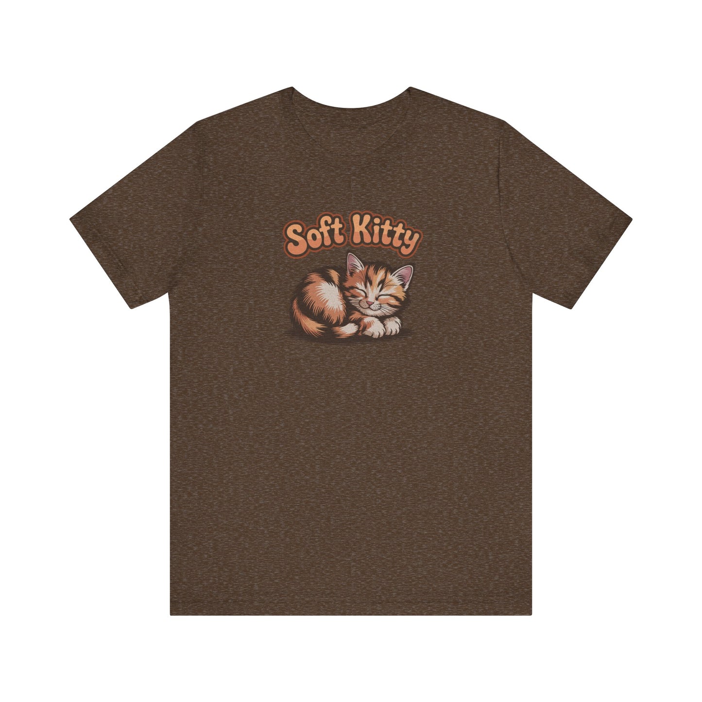 Soft Kitty Sick-Day Lullaby — Big Bang Theory Retro Tee (Dark)
