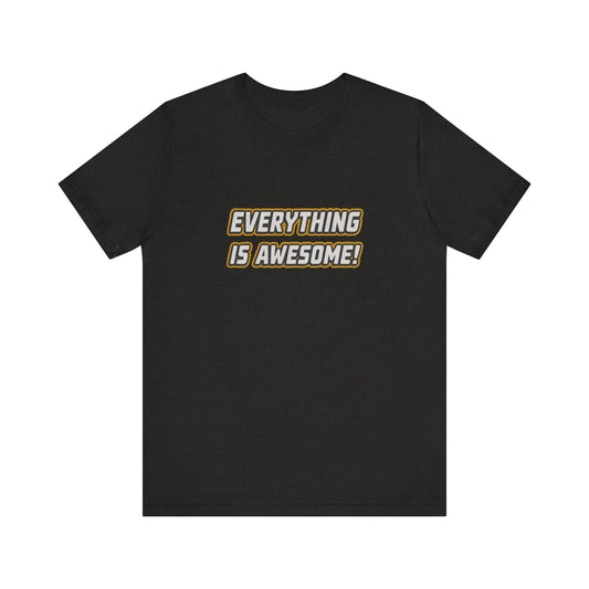 Everything is Awesome! — The LEGO Movie-Inspired Retro Tee (Dark)