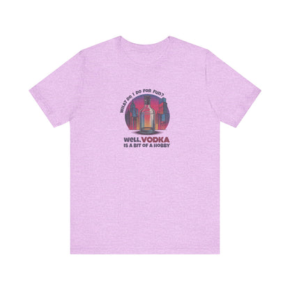 Vodka is a Bit of a Hobby — Retro Graphic Tee (Dark)