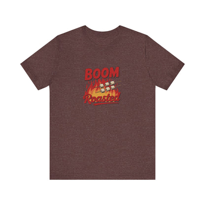 Boom, Roasted — Michael Scott Retro Tee (Dark)