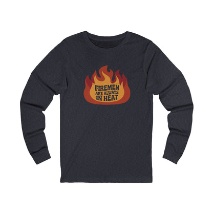 Firemen Are Always in Heat — Flirtatious Retro Long Sleeve (Dark)