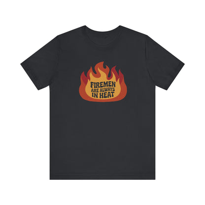 Firemen Are Always in Heat — Flirtatious Retro Tee (Dark)