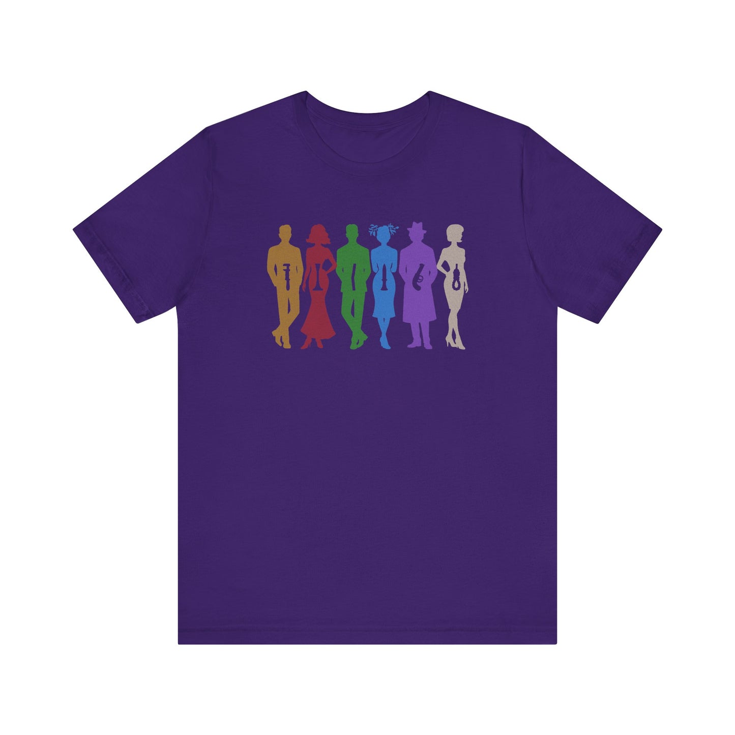 The Usual Suspects, Properly Armed — Clue Retro Tee (Dark)