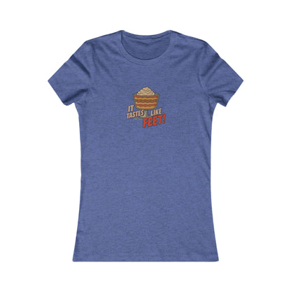 It Tastes Like Feet! — Thanksgiving Trifle Retro Women's Tee (Dark)