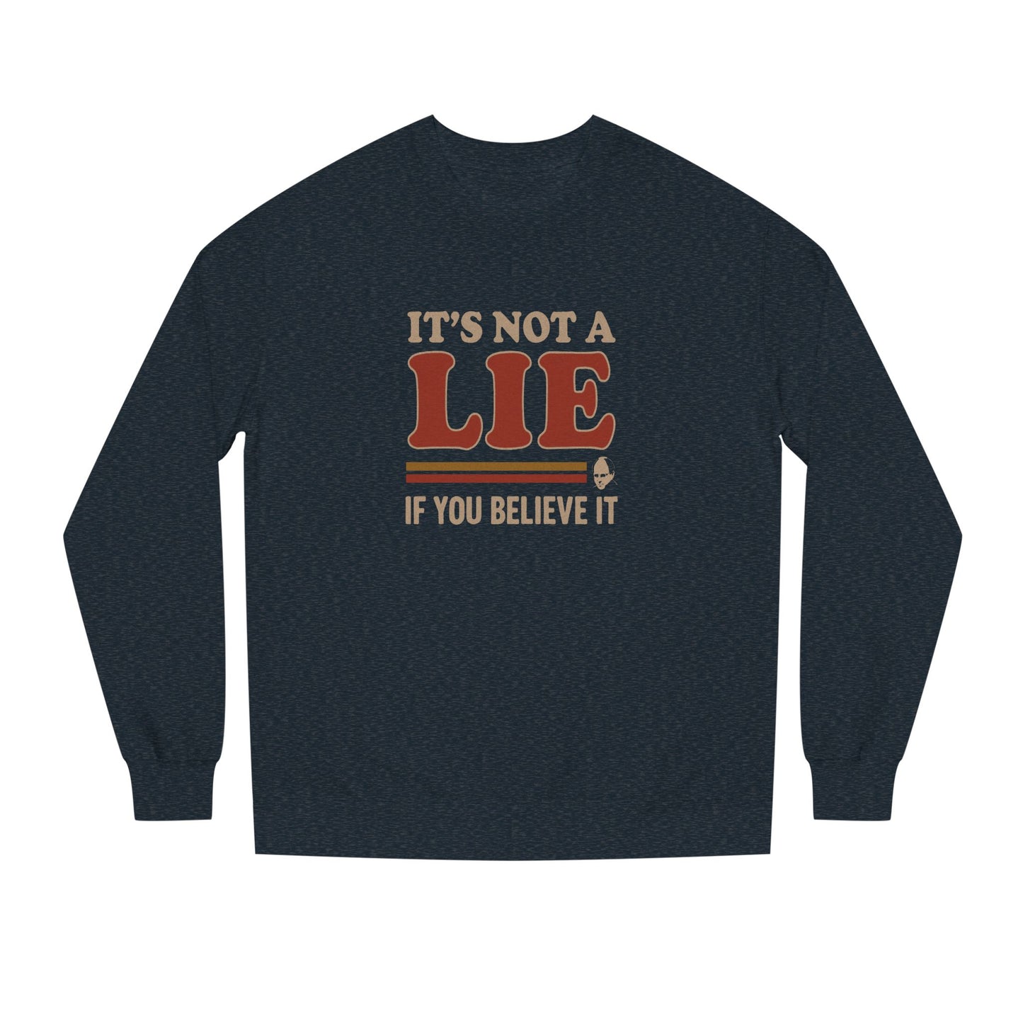 It’s Not a Lie, If You Believe It — George Costanza Retro Sweatshirt (Dark)