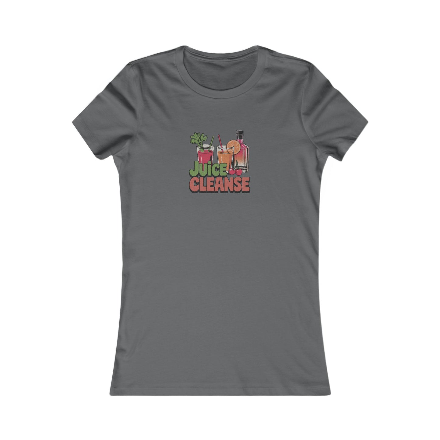 Juice Cleanse Liquid Diet — Boozy Brunch Retro Women's Tee (Dark)
