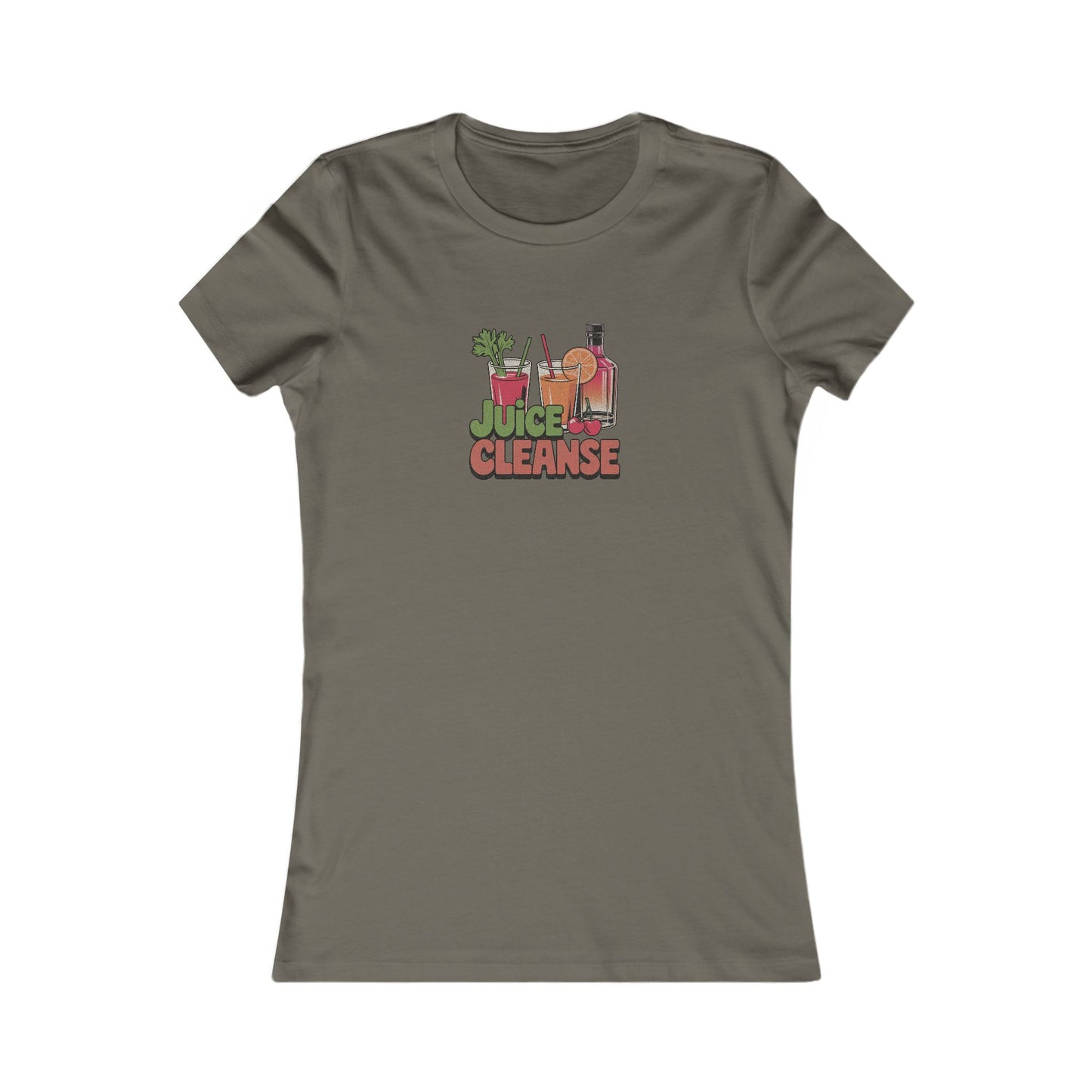 Juice Cleanse Liquid Diet — Boozy Brunch Retro Women's Tee (Dark)