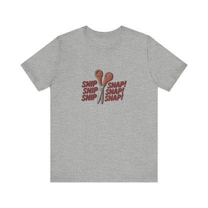Snip Snap! — Michael Scott Vasectomy Retro Tee (Light)