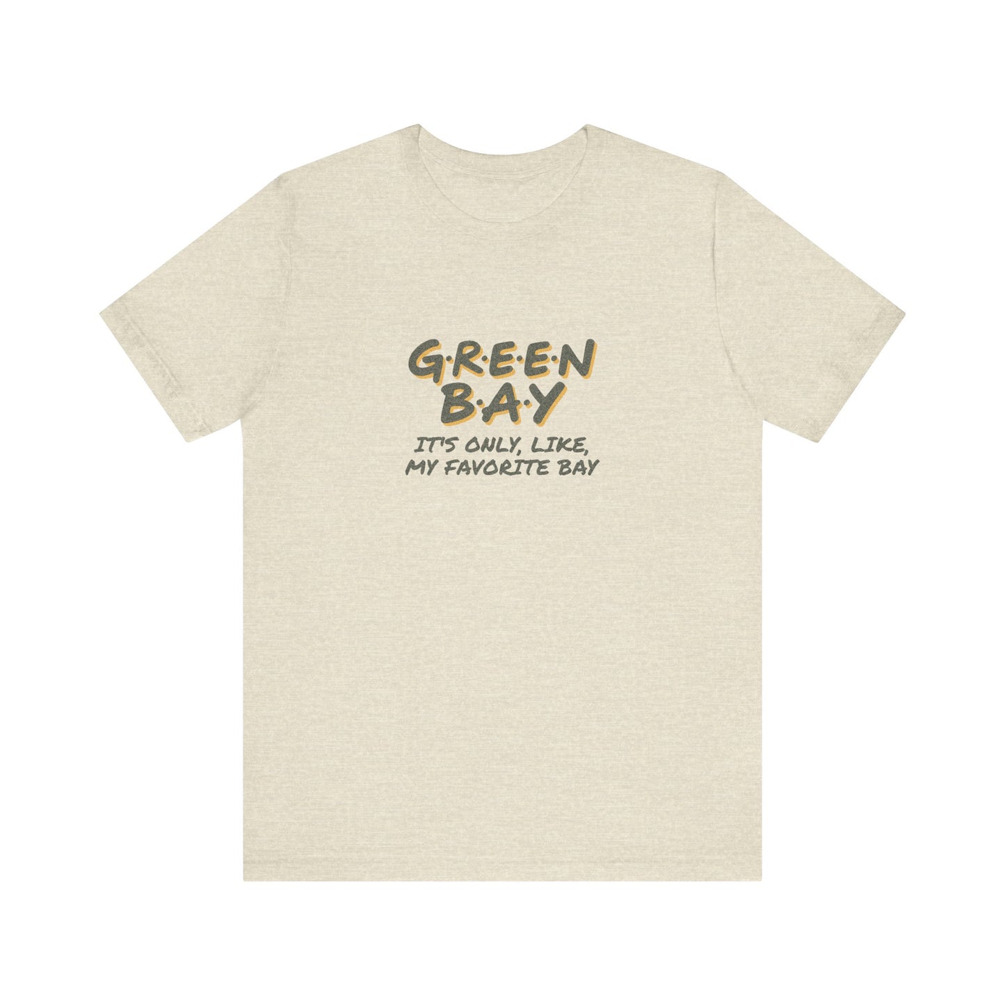 Green Bay (My Favorite Bay) — Phoebe Buffay Football Tee (Light)