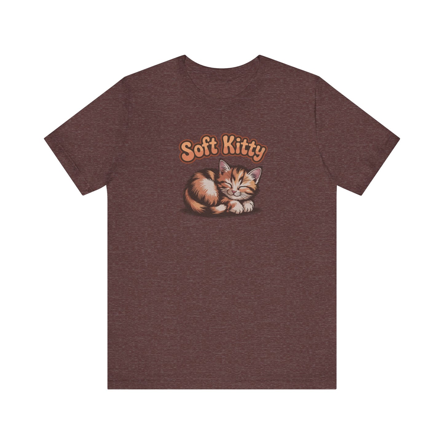 Soft Kitty Sick-Day Lullaby — Big Bang Theory Retro Tee (Dark)