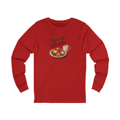 I Put Out for Santa — Retro Christmas Cookies Long Sleeve (Light)