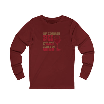 Big Glass Energy — Wine Lover Retro Long Sleeve (Dark)