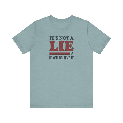 It’s Not a Lie, If You Believe It — George Costanza Retro Tee (Light)