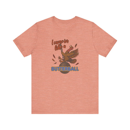 Like a Butterball — Miley Cyrus Thanksgiving Parody Retro Tee (Light)