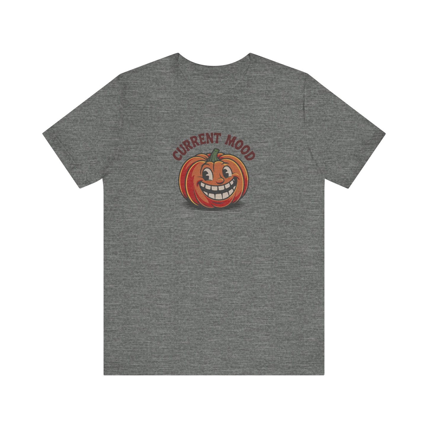Current Mood (Toothy Jack) — Retro Halloween Tee (Light)