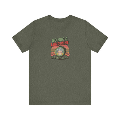 Go Hug a Land Mine — Dorothy Zbornak Retro Tee (Dark)