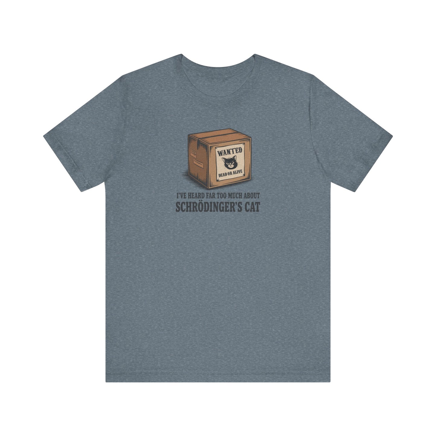 Schrödinger’s Cat — Big Bang Theory Retro Tee (Light)
