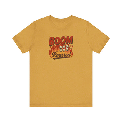 Boom, Roasted — Michael Scott Retro Tee (Light)