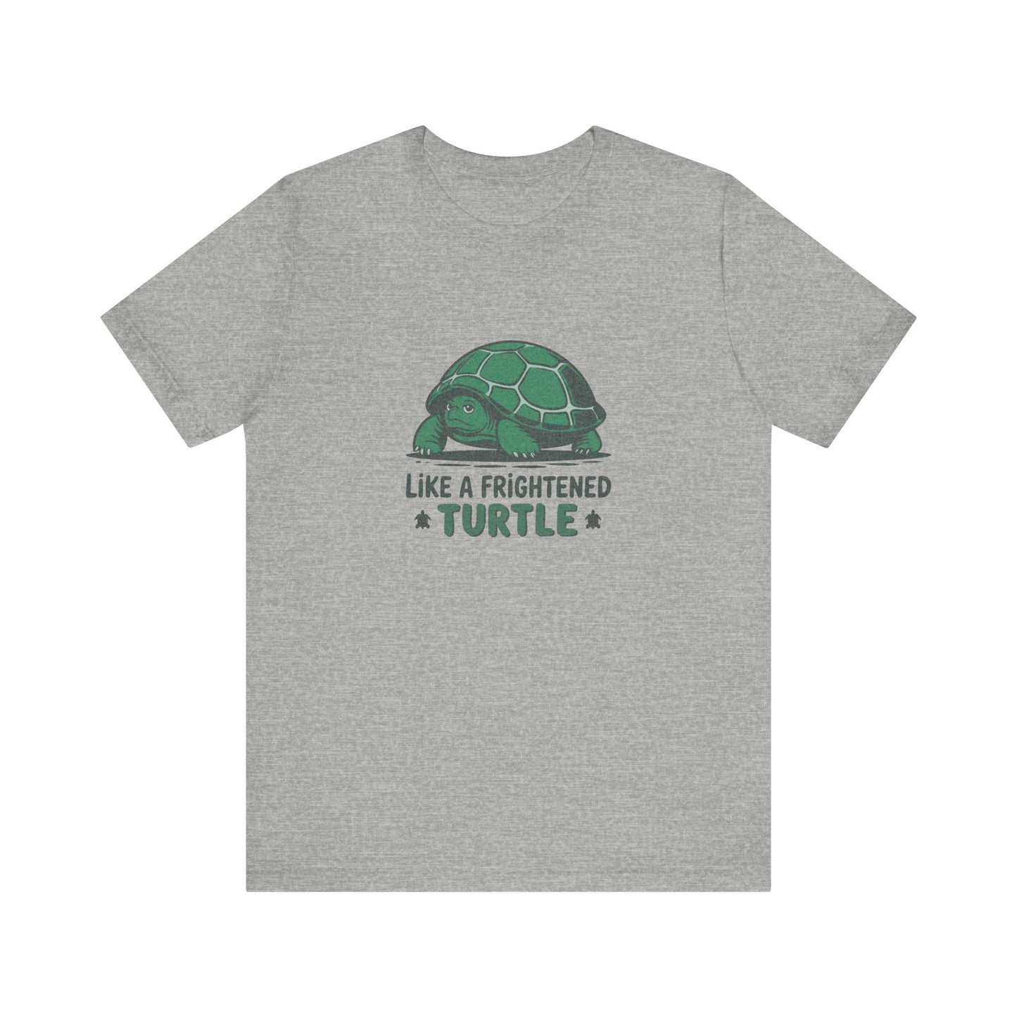 Like a Frightened Turtle — George Costanza Shrinkage Retro Tee (Light)