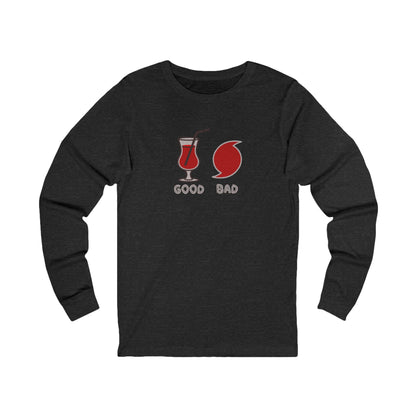Good Hurricane, Bad Hurricane – Tropical Retro Long Sleeve (Dark)