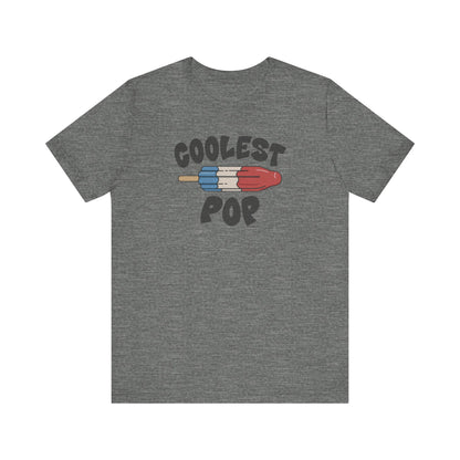 Coolest Pop Shirt — Funny Dad Gift, Retro Ice Pop Tee