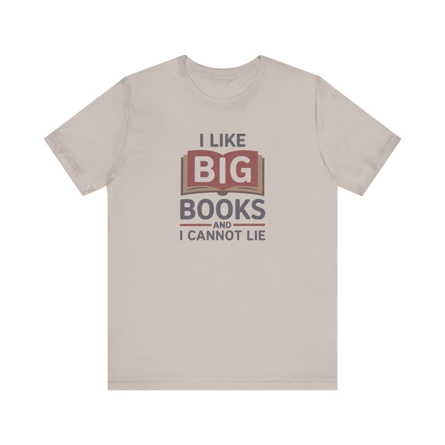 I Like Big Books and I Cannot Lie — Bibliophile Retro Tee (Light)