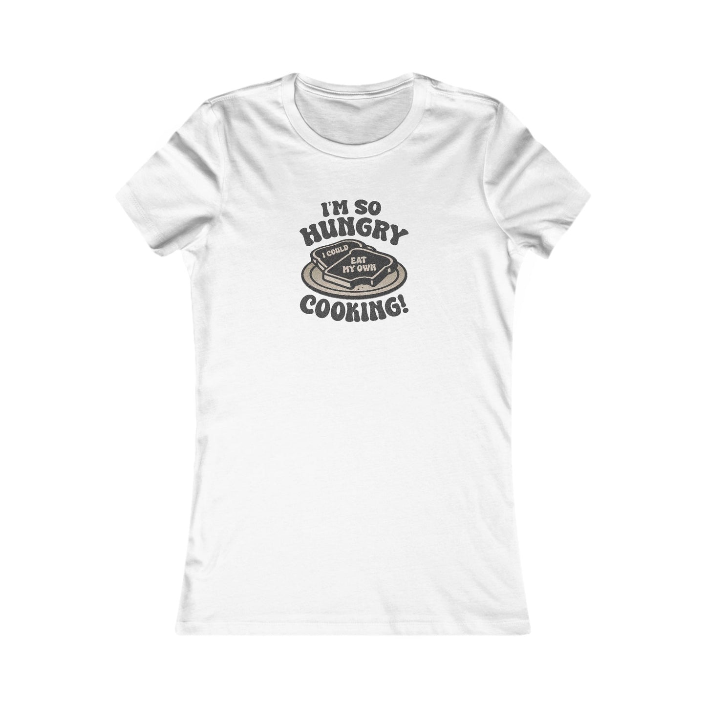 I'm So Hungry, I Could Eat My Own Cooking — Retro Women's Tee (Light)