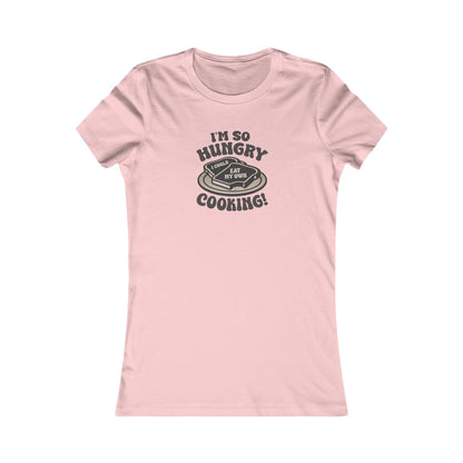 I'm So Hungry, I Could Eat My Own Cooking — Retro Women's Tee (Light)