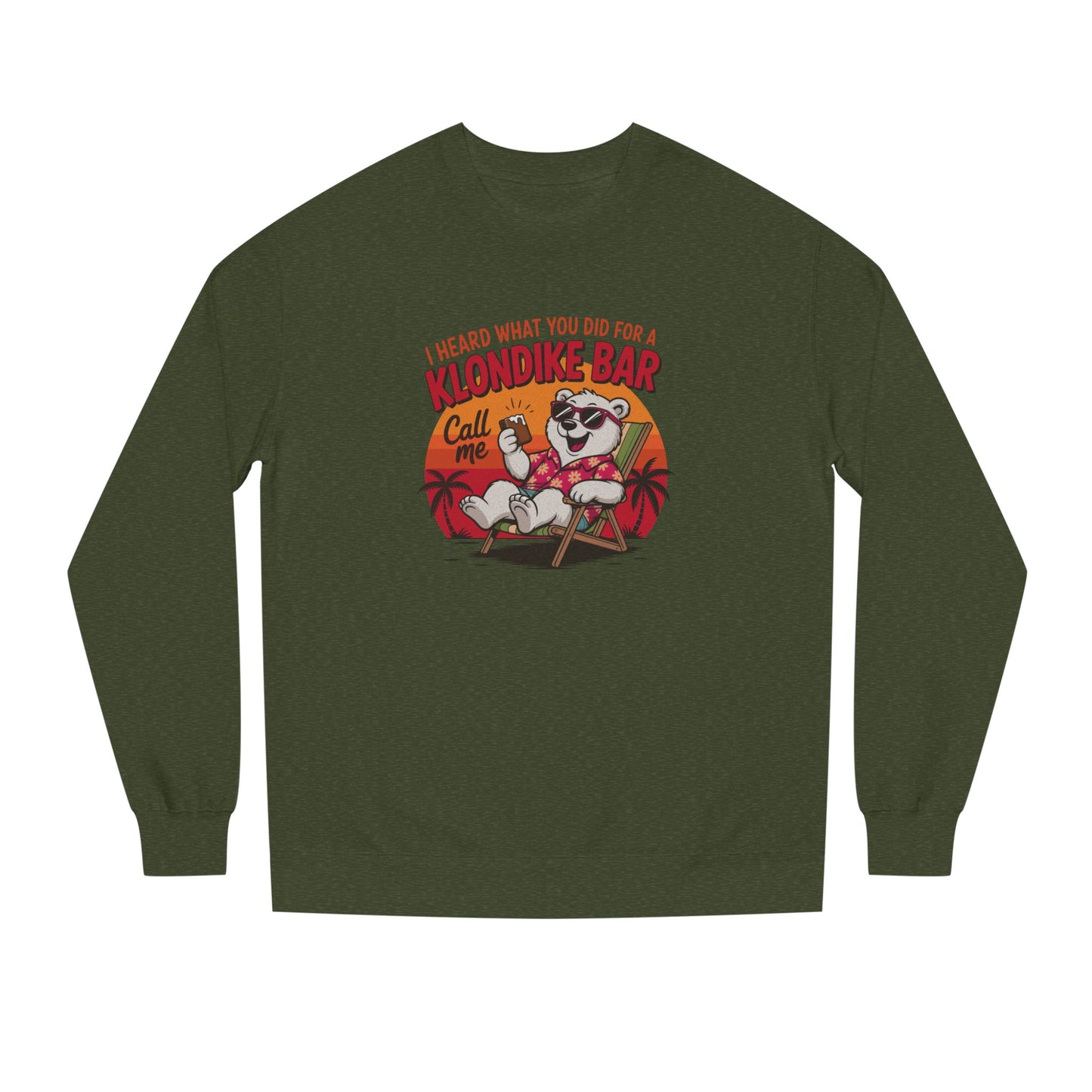 What You Did for a Klondike Bar — Retro Graphic Sweatshirt (Dark)