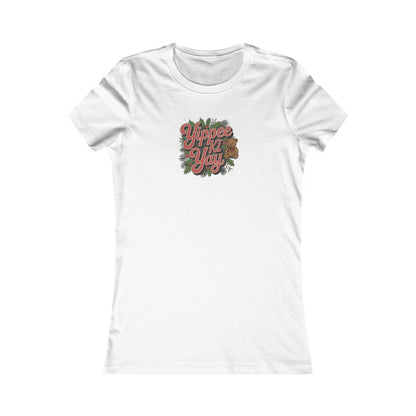 Yippee Ki Yay — Die Hard Retro Christmas Women's Tee (Light)