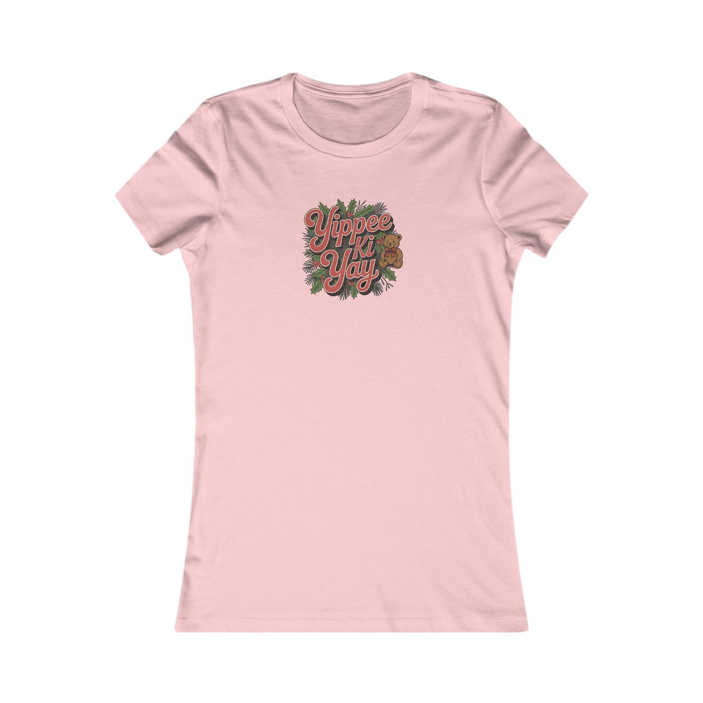 Yippee Ki Yay — Die Hard Retro Christmas Women's Tee (Light)