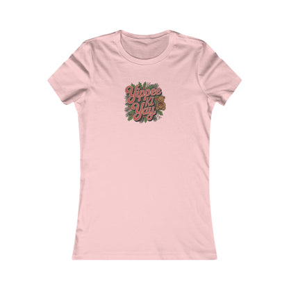 Yippee Ki Yay — Die Hard Retro Christmas Women's Tee (Light)