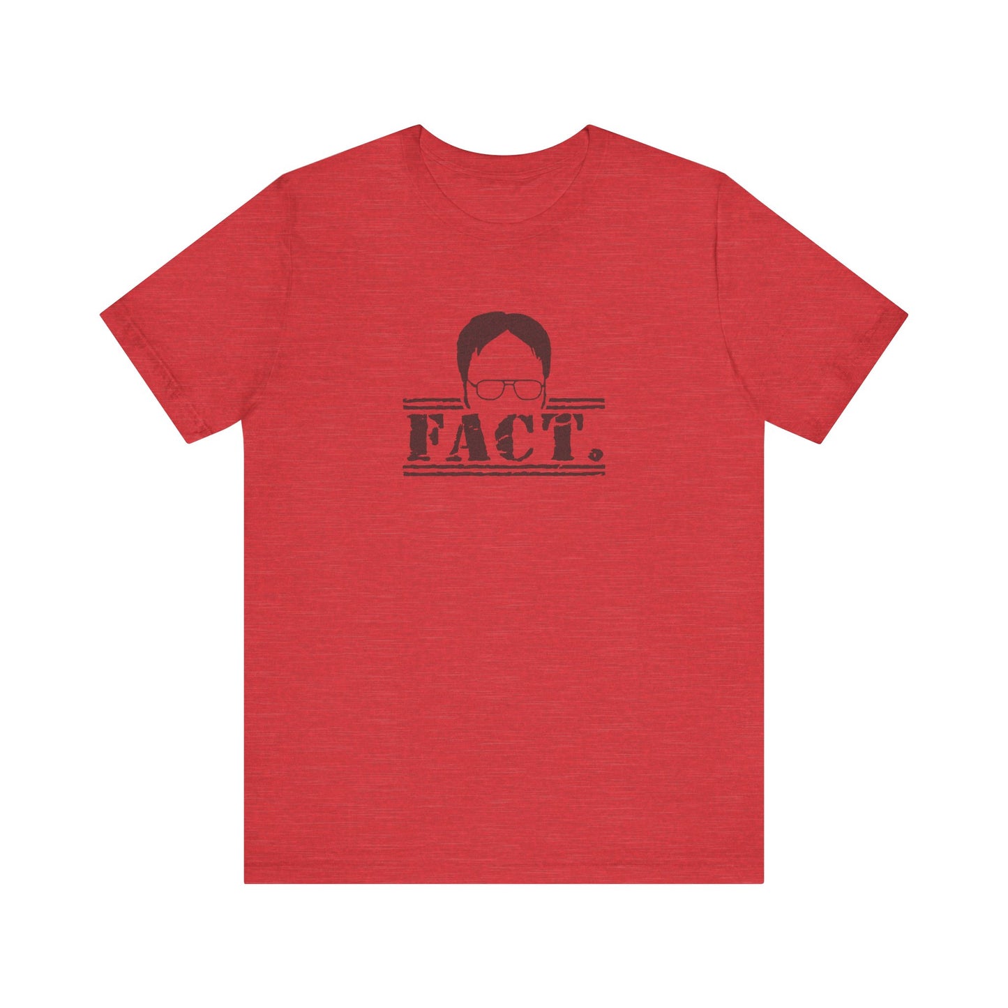 Dwight Schrute FACT. — The Office-Inspired Retro Tee (Light)