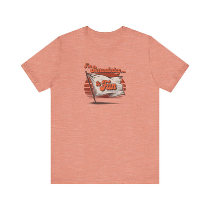 I'm Surrendering to Fun — Fun with Flags Retro Tee (Light)