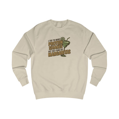 Protein Shakes (Oops, All Margaritas) — Retro Sweatshirt (Light)