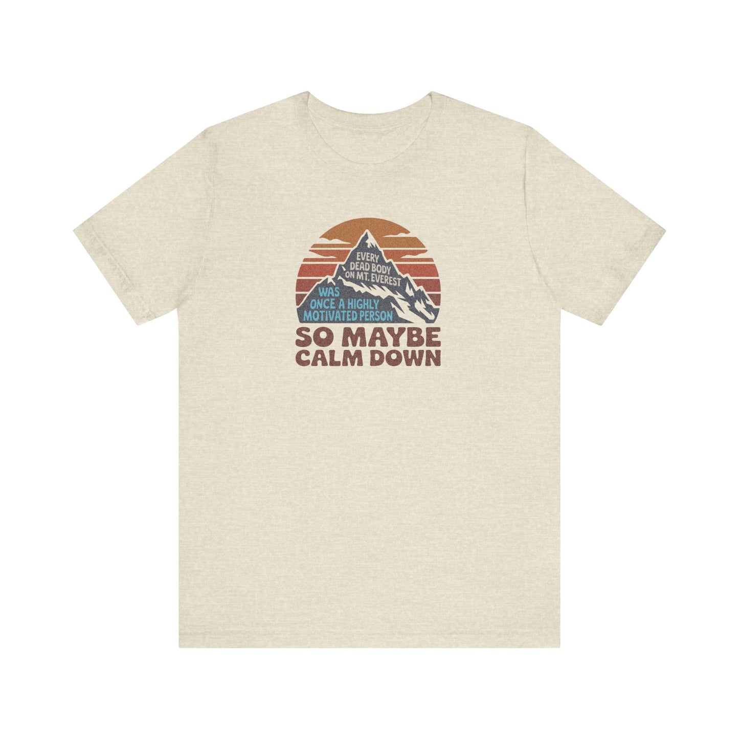 Everything in Moderation (Especially Fitness) – Mount Everest Retro Tee (Light)