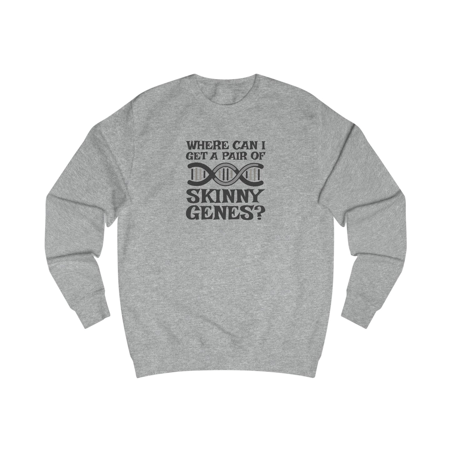 Pair of Skinny Genes — Retro Graphic Sweatshirt (Light)