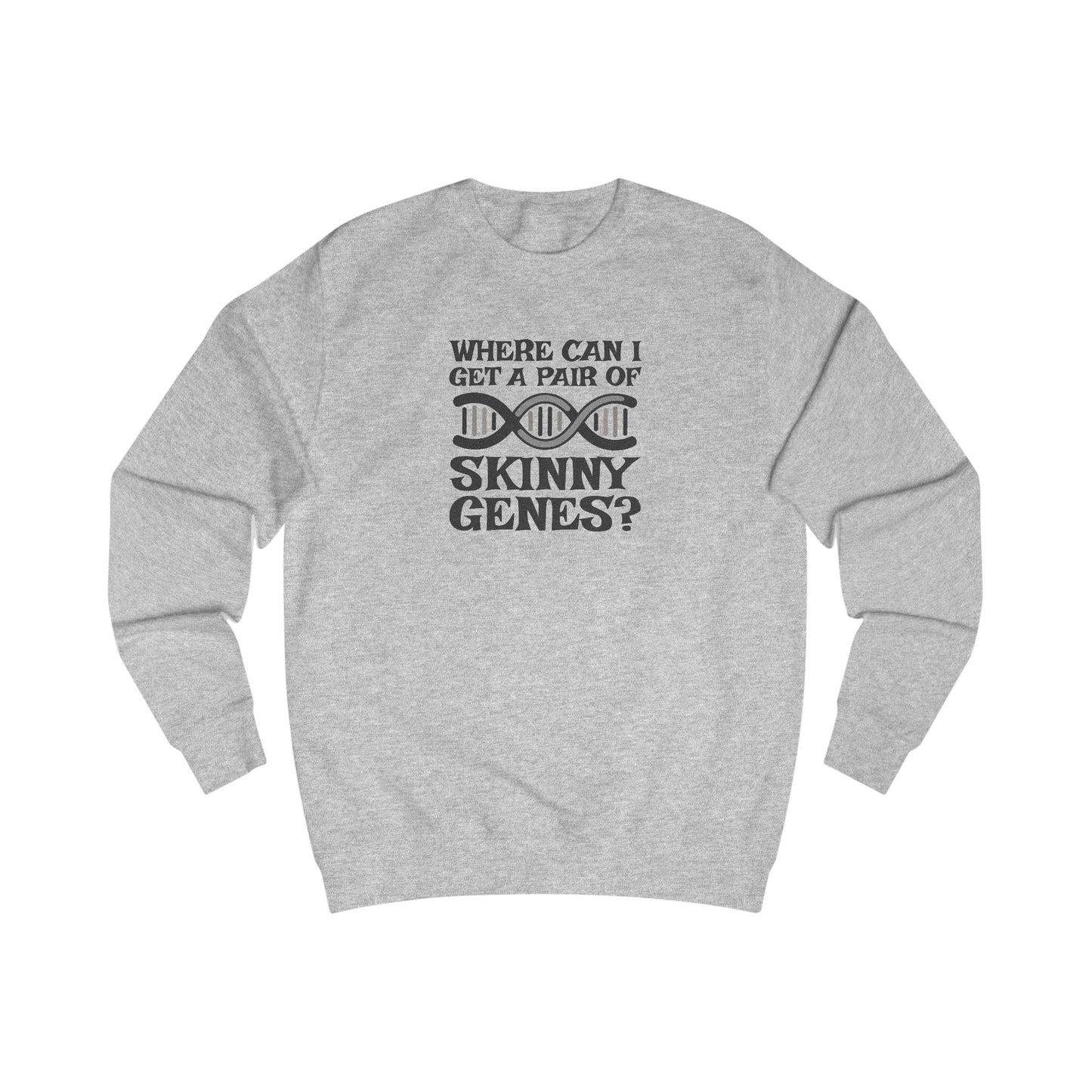 Pair of Skinny Genes — Retro Graphic Sweatshirt (Light)