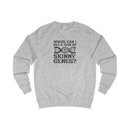 Pair of Skinny Genes — Retro Graphic Sweatshirt (Light)