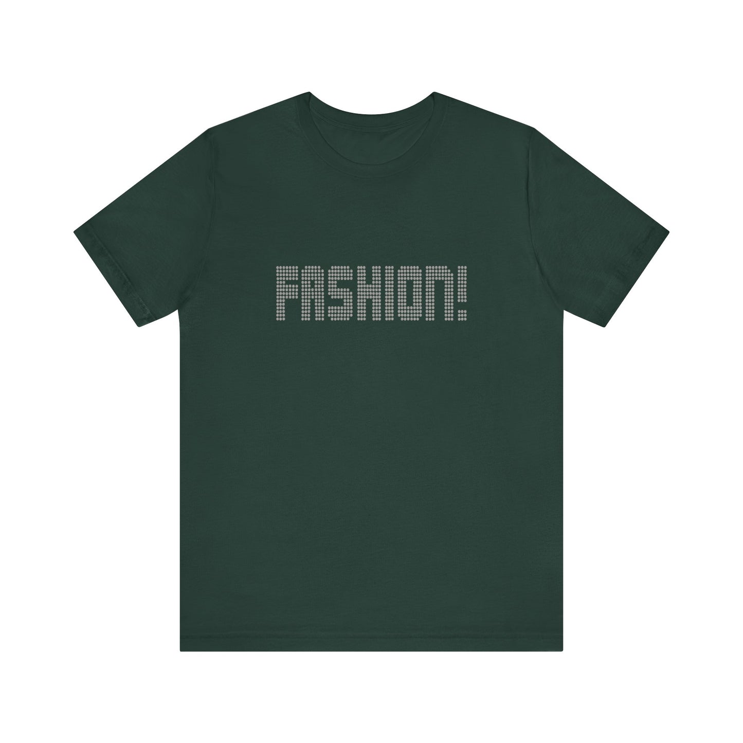 FASHION! — Psych Faux Rhinestones Retro Tee (Dark)